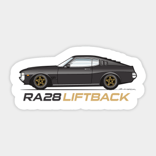 RA28 Black e Gold Sticker